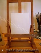 Hand-prepared gesso board